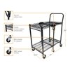 Bostitch Small Stowaway Folding Utility Cart, Black BSAC-SMBLK